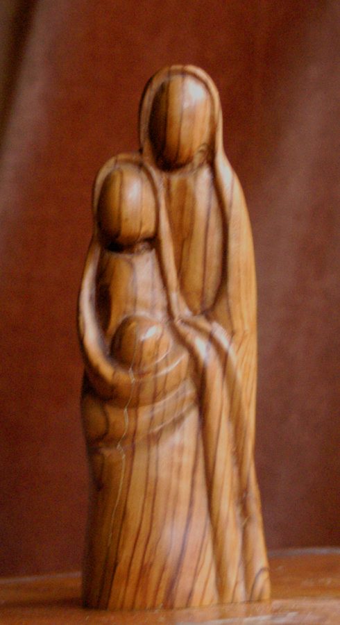 Olive Wood Holy Family