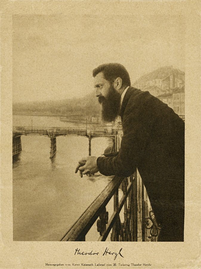 Herzl on the Balcony